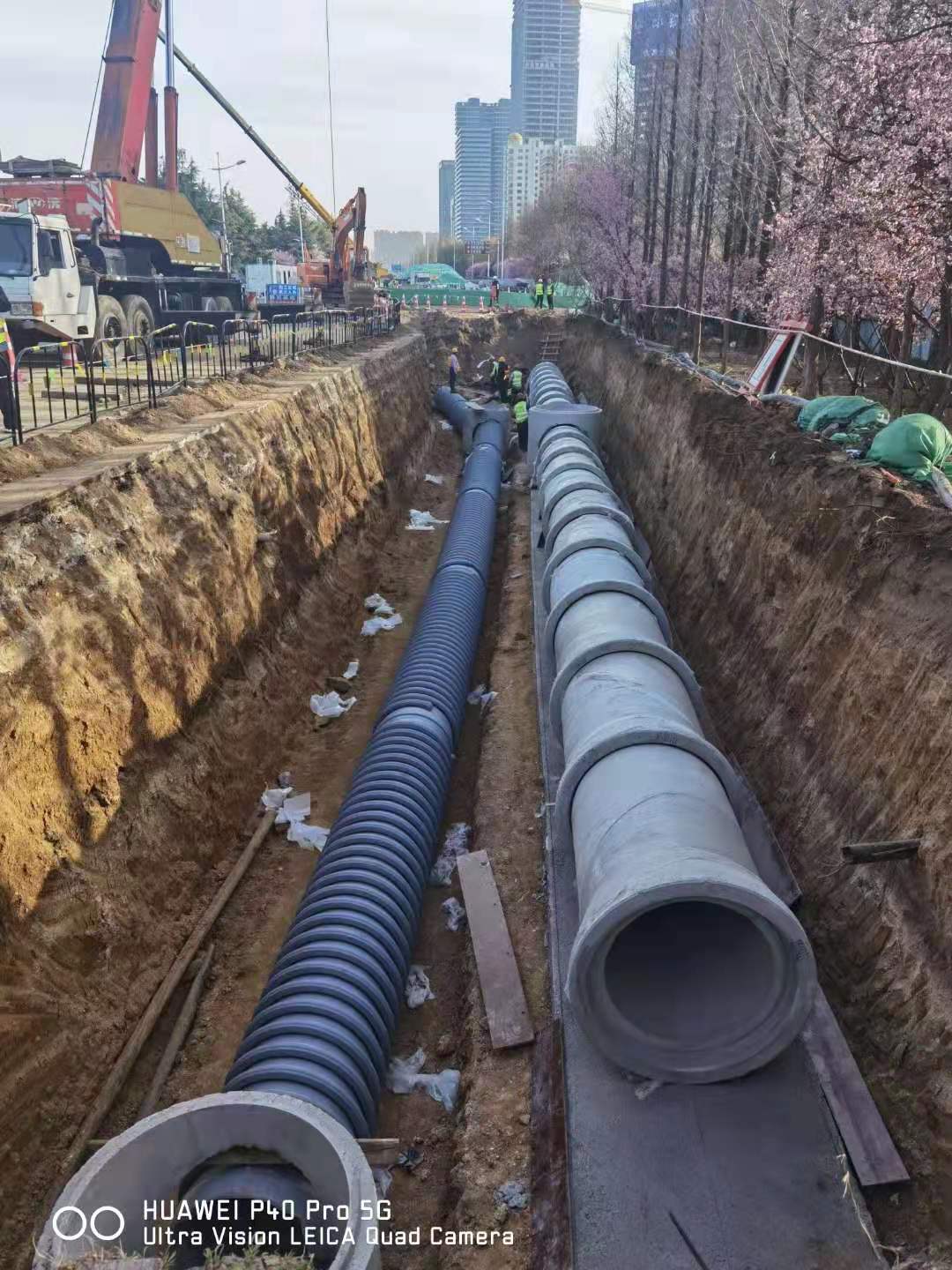 HDPE Spiral Pipe for Non Pressure application
