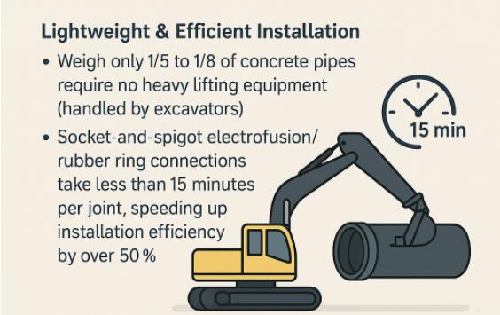 Efficient Installation Krah Pipes