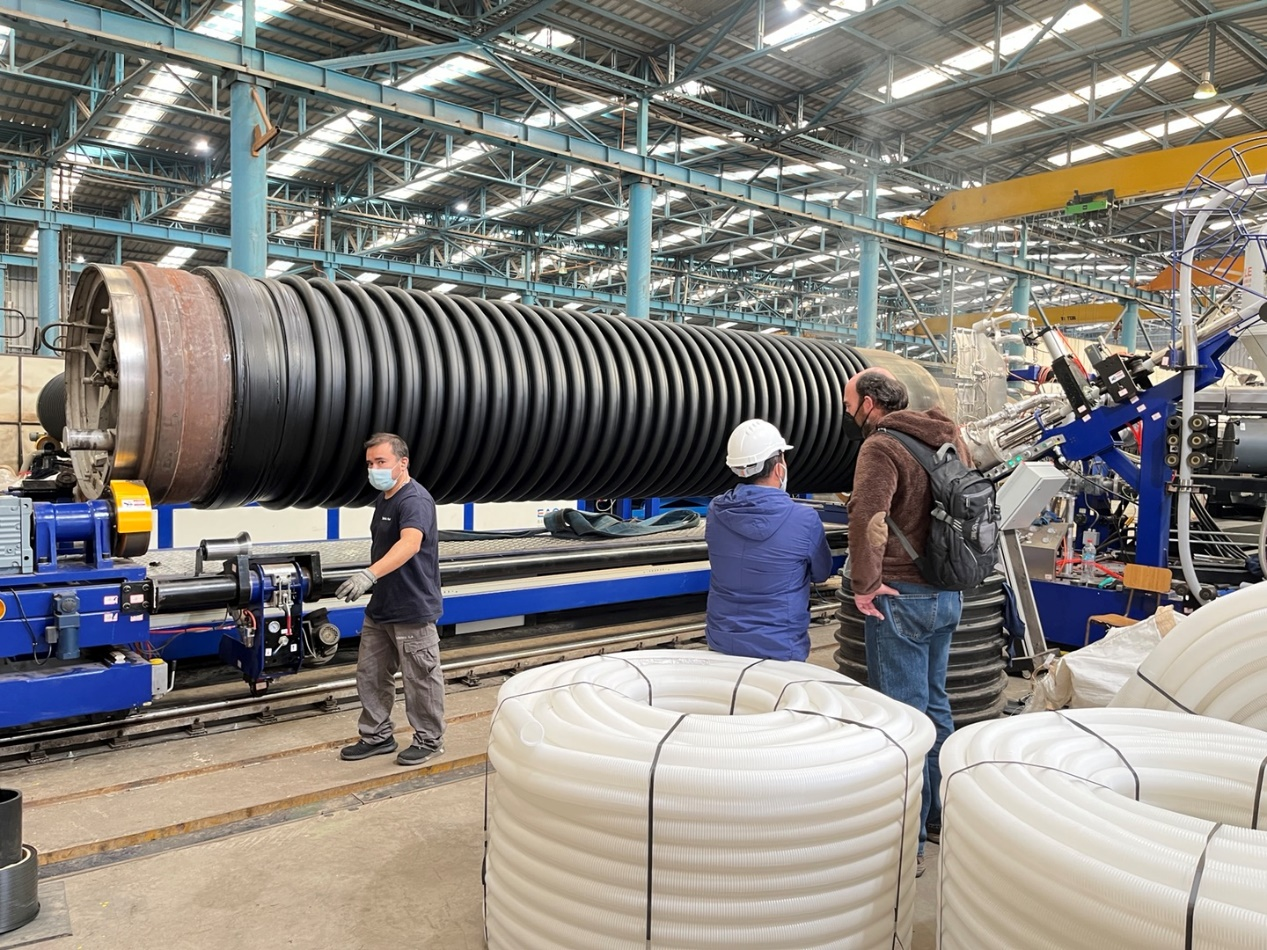 HDPE spiral pipe1