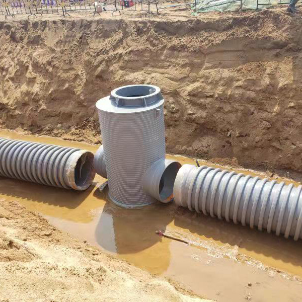 Large diameter PP-HM spiral profile wound pipes prepared for nesting transport and efficient installation